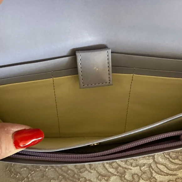 Givenchy Beautiful Lavender Natural Leather Long Wallet with COA. - Picture 12 of 15